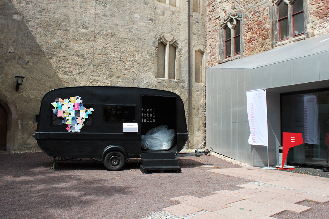 Ausstellung Pixelhotel Moritzburg Halle
